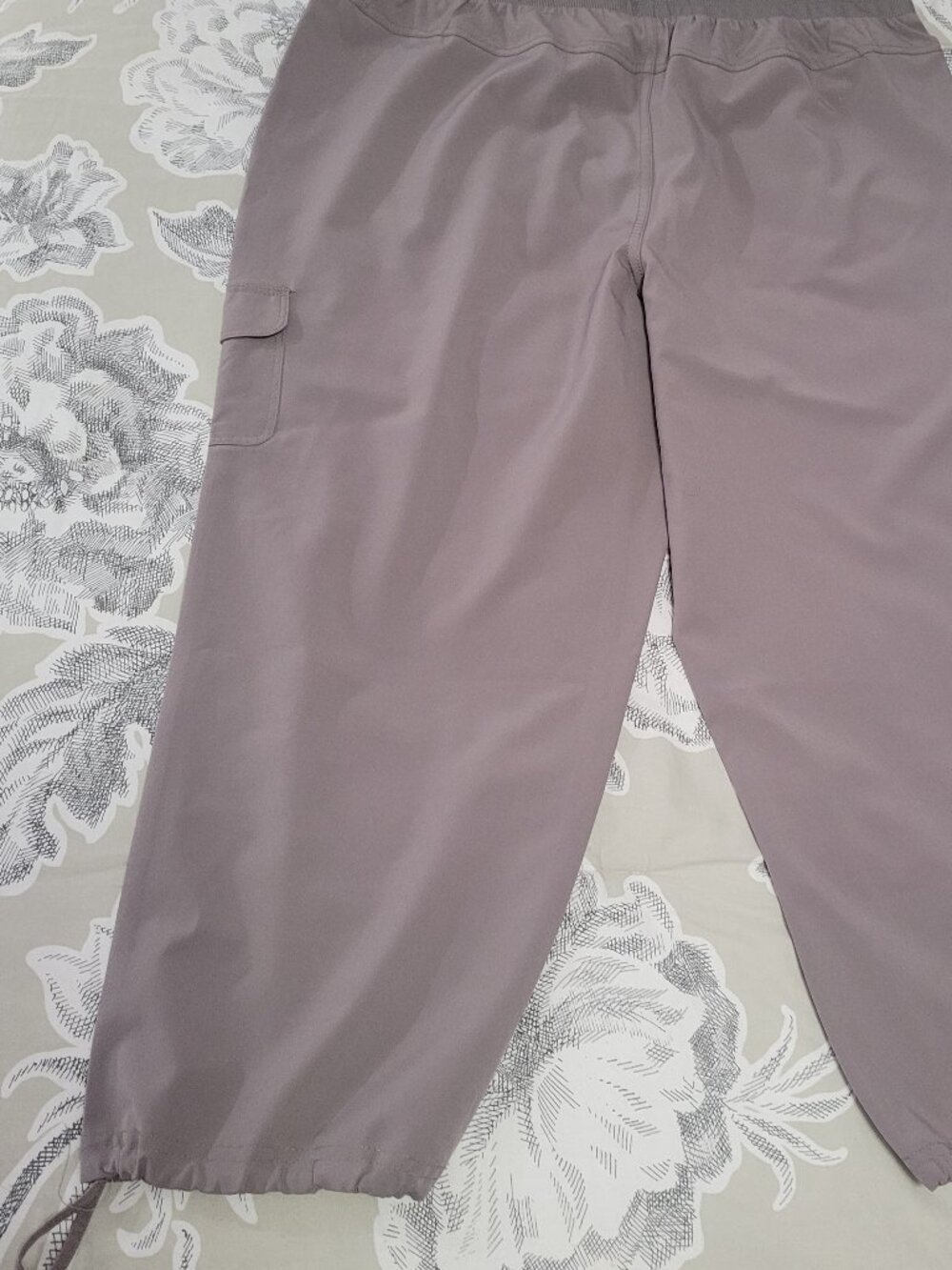 RBX Taupe Pull-on Capri Active Wear Size Medium EUC - Picture 7 of 10